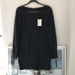 Tiger of Sweden Women’s black leather dress